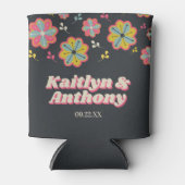 Bloedstroom 70's Retro Groovy Wedding Blikjeskoeler (Voorkant)