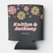 Bloedstroom 70's Retro Groovy Wedding Blikjeskoeler (Achterkant)