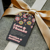 Bloedstroom 70's Retro Groovy Wedding Cadeaulabel