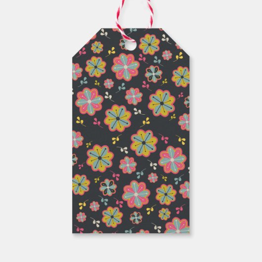 Bloedstroom 70's Retro Groovy Wedding Cadeaulabel (Achterkant)