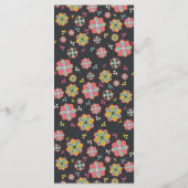 Bloedstroom 70's Retro Groovy Wedding Menu (Achterkant)