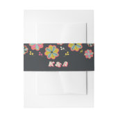 Bloedstroom 70's Retro Groovy Wedding Uitnodigingen Wikkel (Voorkant Voorbeeld)