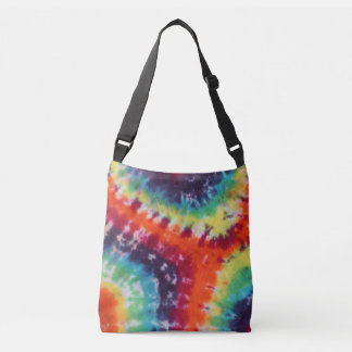 Bloedstroom Hippie Tie Dye Rainbow Crossbody Tas