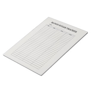 BLOEDSUIKER TRACKER NOTITIEBLOK