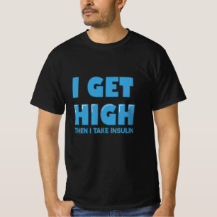 Bloedsuikerziekte Joke T-shirt