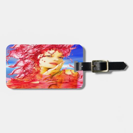 Bloedtranen Bagagelabel (Voorkant horizontaal)