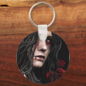 Bloedtranen en Rozen Sleutelhanger (Voorkant)