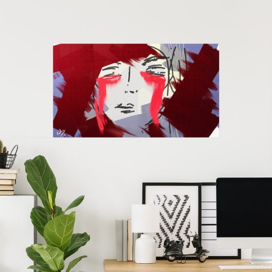 Bloedtranen Poster (Thuiskantoor)