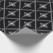 Bloedtropische patroon cadeaupapier (Hoek)