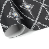 Bloedtropische patroon cadeaupapier (Rol Hoek)