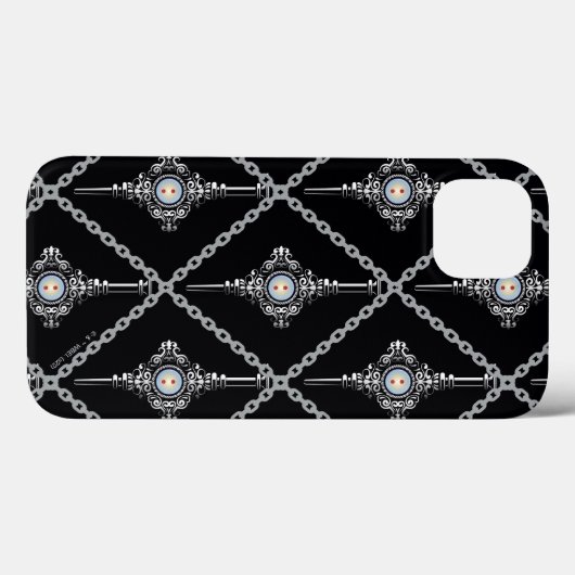 Bloedtropische patroon Case-Mate iPhone case (Achterkant (horizontaal))