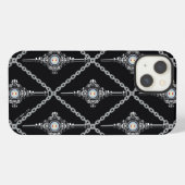 Bloedtropische patroon iPhone hoesje (Achterkant horizontaal)