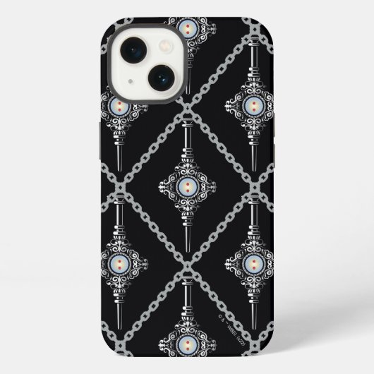 Bloedtropische patroon iPhone hoesje (Achterkant)