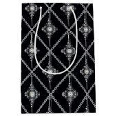 Bloedtropische patroon medium cadeauzakje (Voorkant)