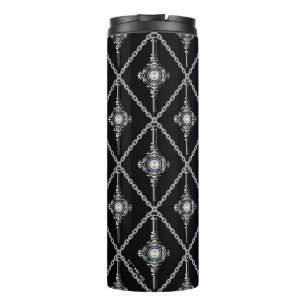 Bloedtropische patroon thermosbeker