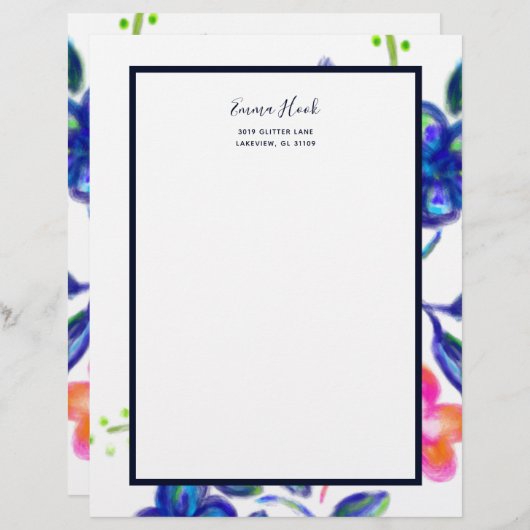 Bloedtuin Briefhoofd (Voorkant / Achterkant)