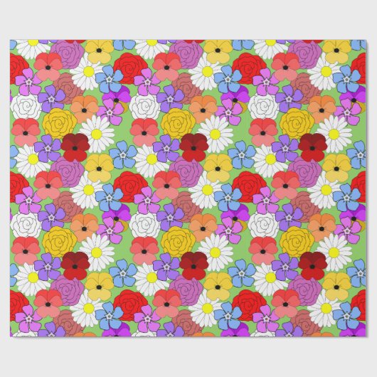 Bloedtuin Cadeaupapier (Vlak)