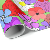 Bloedtuin Cadeaupapier (Rol Hoek)