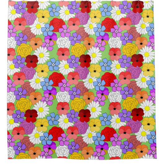 Bloedtuin Douchegordijn (Voorkant)