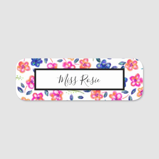 Bloedtuin Naamplaatje (Voorkant)