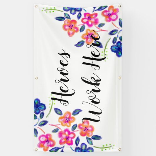 Bloedtuin Spandoek (Verticaal)