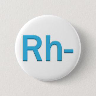 Bloedtype Rh Negatieve Button