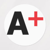 BLOEDTYPEN LABELS (Design 1)