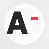 BLOEDTYPEN LABELS (Design 2)