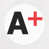 BLOEDTYPEN LABELS (Design 1)