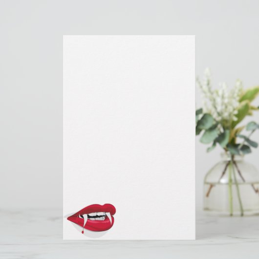 Bloeduitval Briefpapier (Staand voorkant)