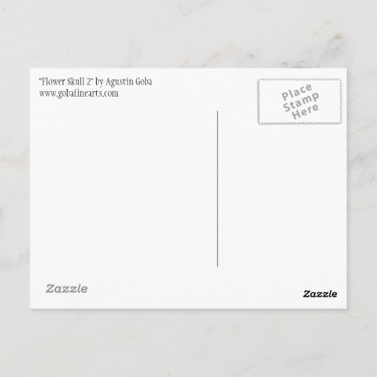 Bloedvat 2 briefkaart (Achterkant)