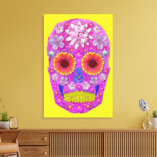 Bloedvat 2 canvas afdruk (Insitu (Woonkamer))