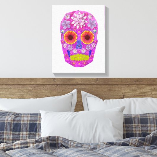 Bloedvat 2 canvas afdruk (Insitu (Slaapkamer))