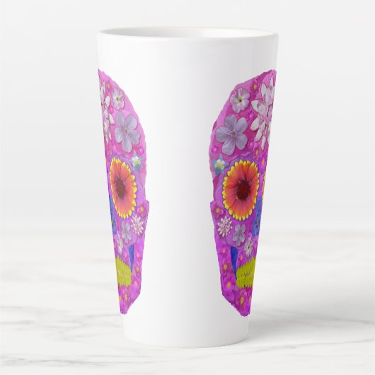 Bloedvat 2 latte mok (Voorkant)