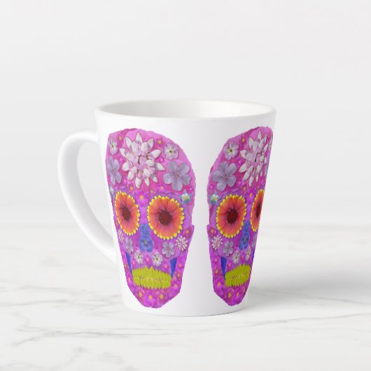 Bloedvat 2 latte mok (Linkerhoek)