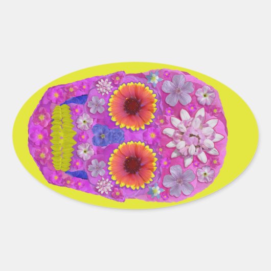 Bloedvat 2 ovale sticker (Voorkant)