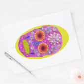 Bloedvat 2 ovale sticker (Envelop)