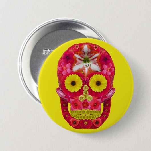 Bloedvat 6 ronde button 7,6 cm (Voorkant /achterkant)