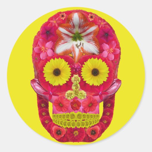 Bloedvat 6 ronde sticker (Voorkant)