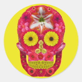 Bloedvat 6 ronde sticker