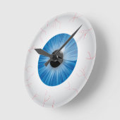 Bloedvat Blauwe Oogmuur Ronde Klok (Hoek)