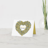 Bloedvat gele tuilles Oma Moederdag Kaart (Voorkant)