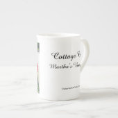 Bloedvat Geraniums - Martha's wijnwerf Porselein Kop (Voorkant rechts)