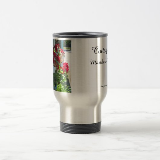 Bloedvat Geraniums - Martha's wijnwerf Reisbeker (Center)