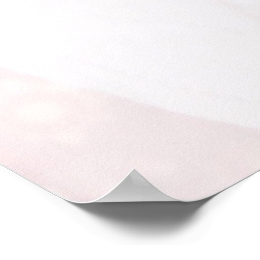 Bloedvat Pastel Roze  Poster (Hoek)