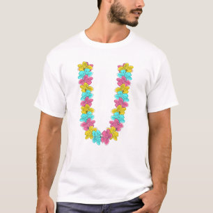 Bloedvat Tropische Hawaiian Summer Vacation Flo T-shirt