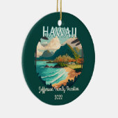 Bloedvataanvaring  Retro Ormenoping Keramisch Ornament (Rechts)