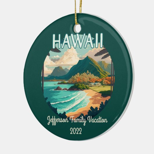 Bloedvataanvaring  Retro Ormenoping Keramisch Ornament (Links)