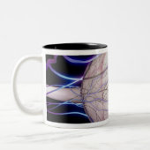 Bloedvaten van het oog tweekleurige koffiemok (Links)