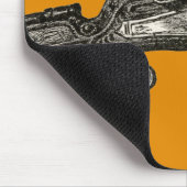 Bloedvatkast Musket Rifle Pistool Mousepad Geel Muismat (Hoek)